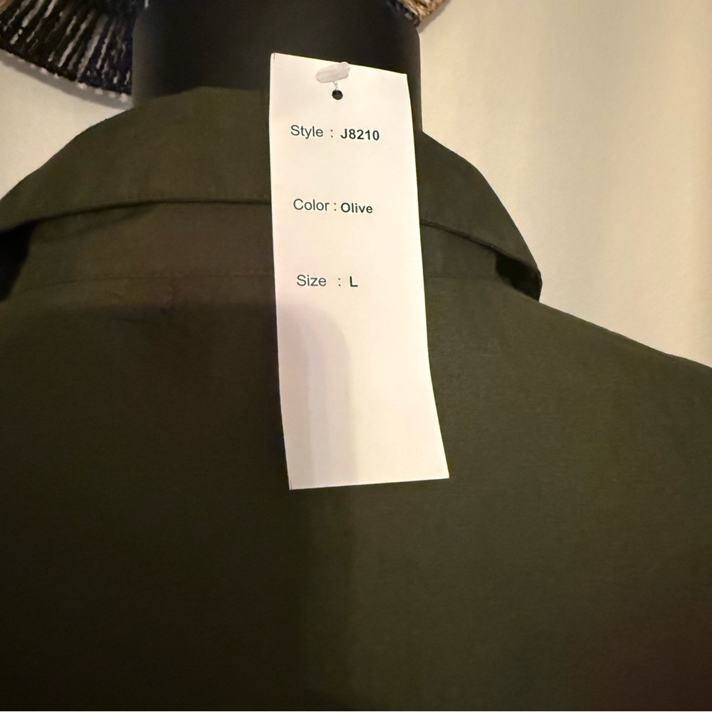 Chic Olive Green Midi Dress - Picture 7 of 8